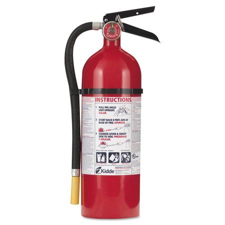 KIDDE ProLine Pro 5 Multi-Purpose Dry Chemical Fire Extinguisher, 8.5lb, 3-A, 40-B:C 466112-01